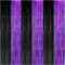3-Pack Purple & Black Foil Fringe Curtains Graduation & Party Backdrop Decorations